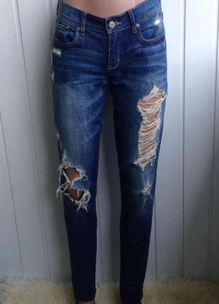 Крутые рваные джинсы от abercrombie & fitch