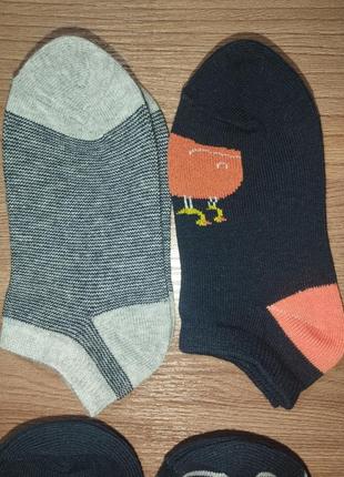 Шкарпетки бавовняні для хлопчика короткі, розмір 23-26, комплект з 4 пар, німеччина2 фото