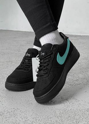 Кроссовки кеды в стиле nike air force 1 low tiffany & co