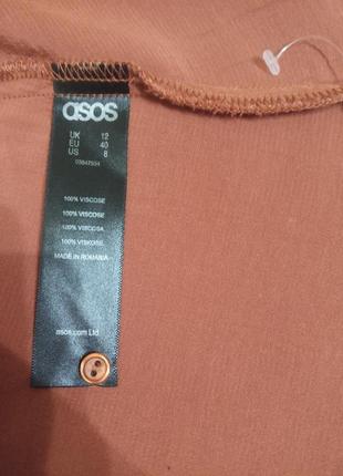 Красиве натуральне сукня з довгим рукавом від asos3 фото