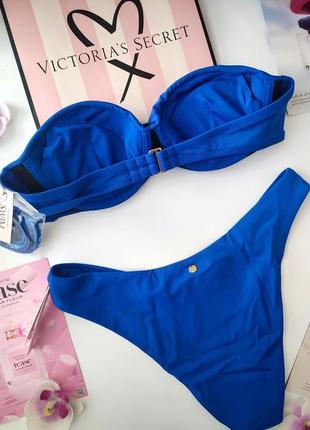 Купальник бандо mix-and-match twist bandeau bikini top victoria's secret s m 34b 34c 36b 80b 75b 75c 36 386 фото