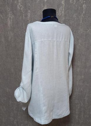 Блуза,рубашка,туника,жакет льняной 100% лен бренд monsoon легкий ,летний .2 фото
