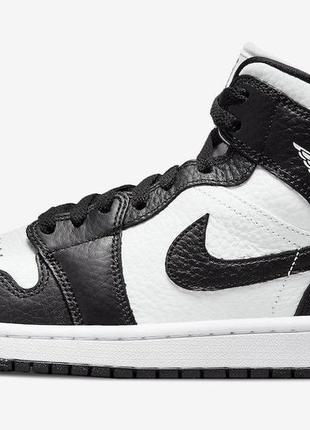 Кроссовки женские jordan 1 mid se (dr0501-101) 39 черно-белый