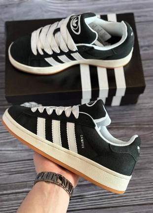 Кроссовки кеды унисекс в стиле adidas campus 00s core black