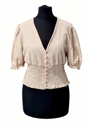 Классная красивая стильная короткая укороченная блузка блуза топ кроп-топ2 фото