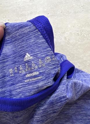 Майка спортивная adidas для занятий спортом для спортзала классная стильная бренд оригинал5 фото
