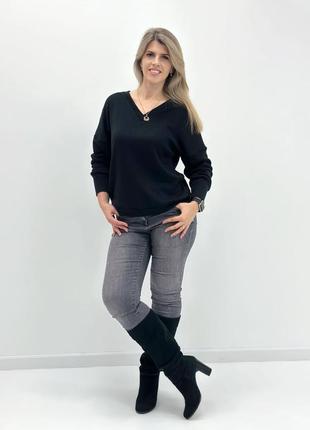 Женский пуловер из ангоры "lamia"
+ большие размеры9 фото