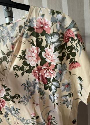 Блуза в цветочек shein4 фото