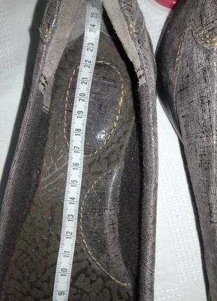 Boc кожаные туфли балетки мокасины р. 37 ст. 24 см2 фото