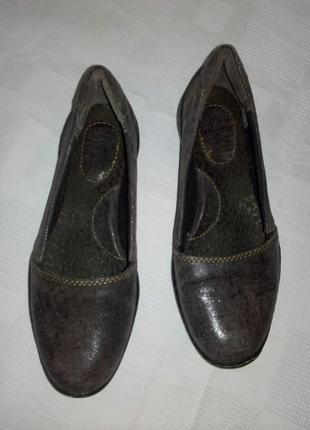 Boc кожаные туфли балетки мокасины р. 37 ст. 24 см3 фото
