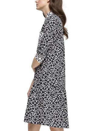 Luisa cerano платье идеал плаття оригінал люксового бренду бавовна ярусне міді максі в принт5 фото