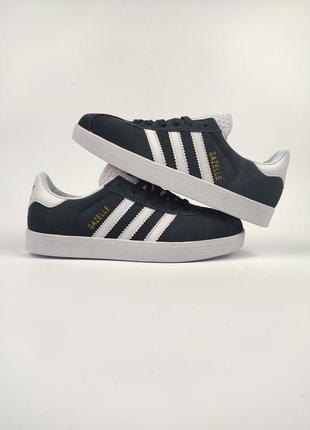 Кроссовки adidas gazelle navy gray white