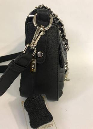 Кожаная классическая стеганая сумочка