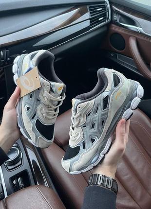 Кроссовки "asics" gel nyc grey2 фото