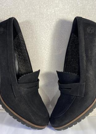 Timberland женские замшевые туфли на каблука 39 р 25,3 см оригинал4 фото