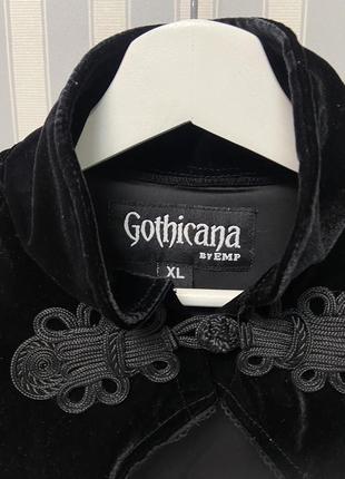 Оксамитове готичне болеро в китайському стилі gothicana by emp4 фото