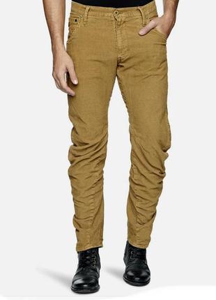 Джинси банани -star corduroy jeans arc 3d loose tapered men's w30 l32