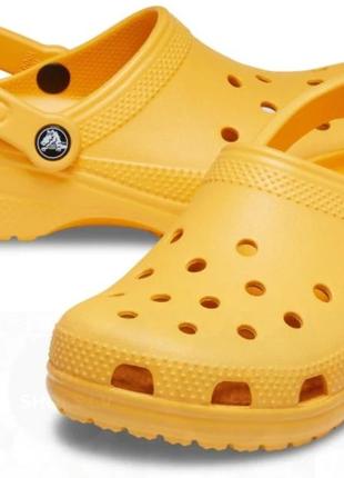 Classic clog orange crocs сабо унисекс