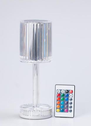 Лампа настольная светодиодная сенсорная светильник аккумуляторный led3 фото