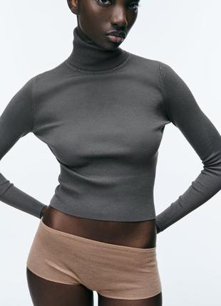 Базовый гольф в рубчик zara7 фото