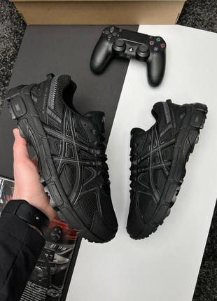 Чоловічі шкіряні кросівки з сіткою на весну в стилі asics gel kahana 8 🆕 асікс2 фото