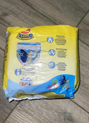 Трусики-подгузники для плавания huggies little swimmers размер 2-3 (3-8 кг) 20 шт7 фото