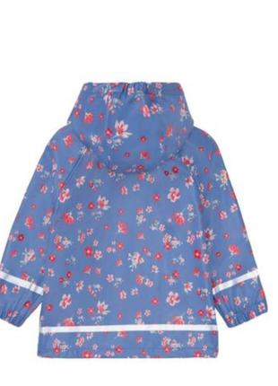 Куртка дождевик для девочки lupilu на 4-6 лет3 фото