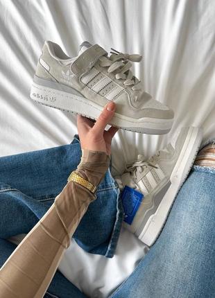 Жіночі кросівки adidas tango forum silver suede