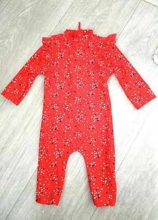 Купальник солцезащитний костюм,проти сонця і протмв піску на 9-12 міс