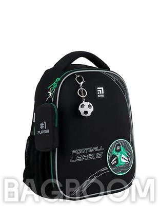 Рюкзак шкільний каркасний kite education football k24-555s-9