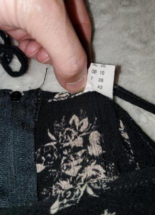 Винтажное платье - сарафан принт цветы, винтаж, ретро9 фото