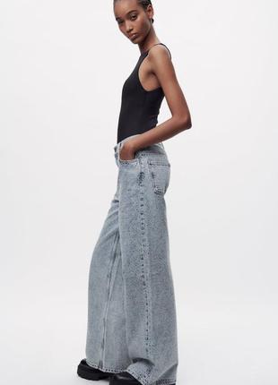 Джинси zw wide leg zara