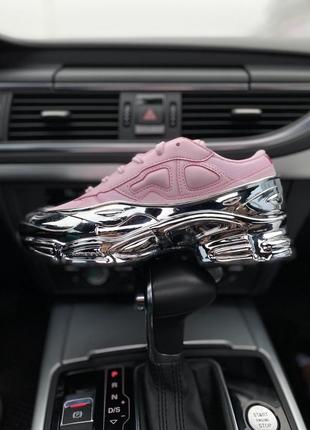 Adidas raf simons ozweego 🆕 женские кроссовки адидас раф симонс 🆕 розовые/серебристые1 фото