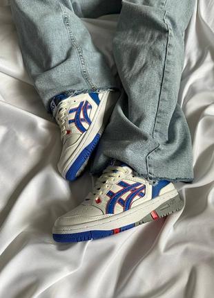 Кросівки asics ex89 new york knicks білі жіночі / чоловічі