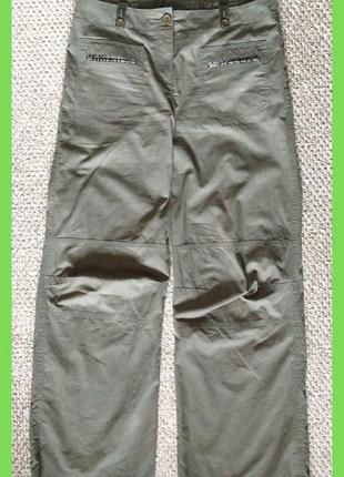 Брюки штаны карго палаццо wide leg широкие тонкий хлопок р.14 м, l2 фото