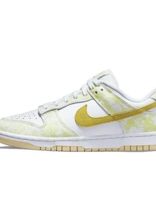 Кроссовки nike dunk yellow strike