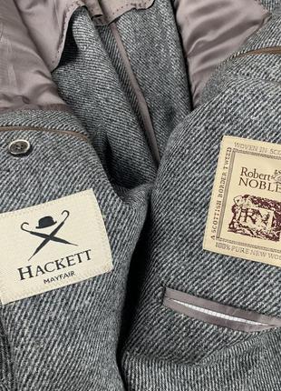 Hackett mayfair tweed blazer jacket твидовый пиджак блейзер5 фото