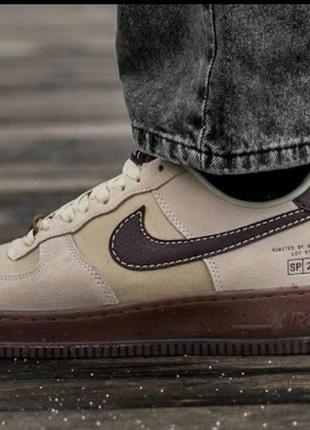 Nike air force 1 coffe, кросівки найк форс жіночі, кроссовки женские найк аир форс