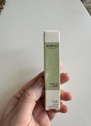 Подводка kiko green me новая