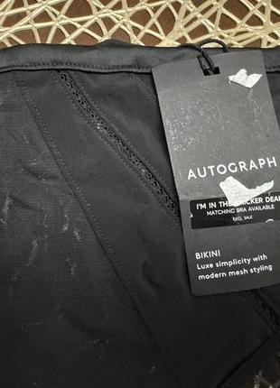Супер секси черные большие autograph брендовые восхитительные красивые трусики marks m &amp; s4 фото