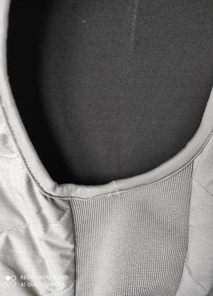 Жилет пух ellen amber бренд серый,m,l,38-426 фото