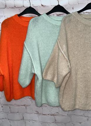 Шикарный стильный свитер кид мохер tricot 😍 италия 🇮🇹2 фото
