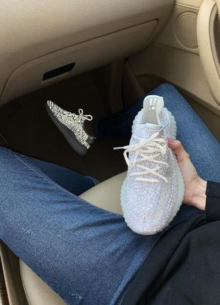 Шикарные рефлективные кроссовки adidas yeezy 350 static reflective2 фото