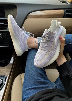 Шикарные рефлективные кроссовки adidas yeezy 350 static reflective3 фото