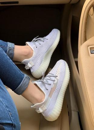 Шикарні рефлективні кросівки adidas yeezy 350 static reflective8 фото