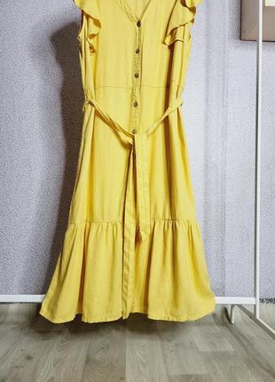 Чарівна сукня/сарафан з льону та віскози3 фото