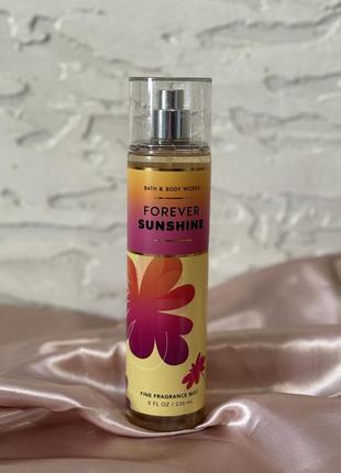 Парфюмированный спрей для тела и волос bath &amp; body works forever sunshine оригинал