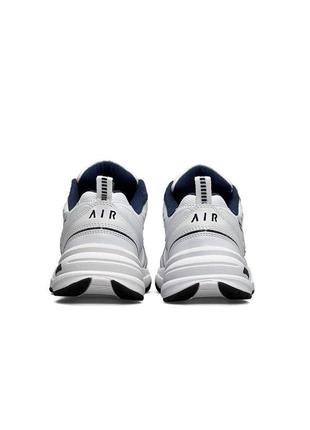 Nike air monarch iv білі з синім5 фото