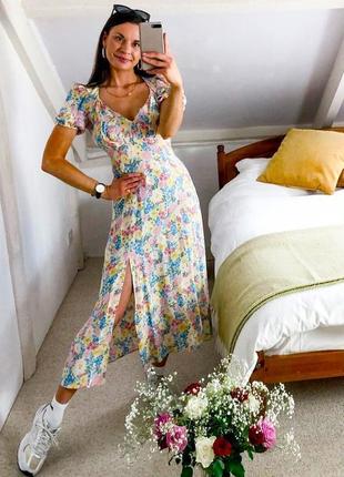 Распродажа платье stradivarius миди asos натуральное10 фото