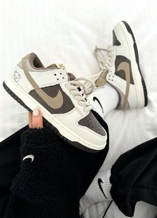 Жіночі кросівки nike sb dunk low teddy bear brown найк данк
